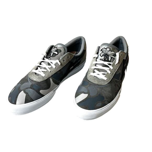 Lakai Stargazer Manchester Skate Shoes Sneakers Mens 10.5 Suede Gray Lace Up Low - Picture 2 of 11